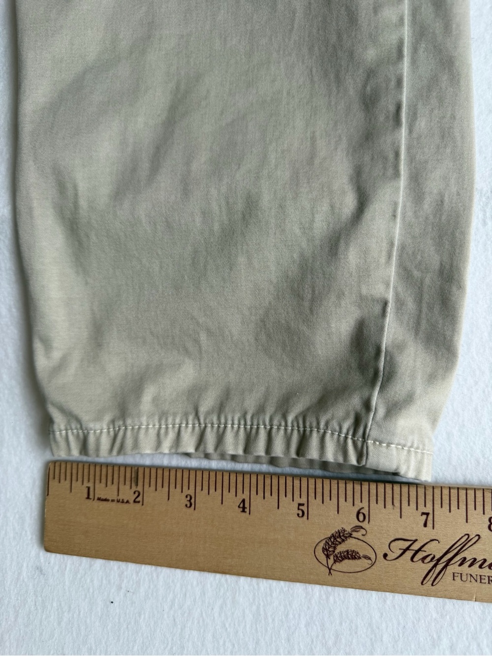 Johnnie-O Khaki Stretch Pants Mens 38x32 Tan Straight Leg Casual Chinos - Picture 11 of 15